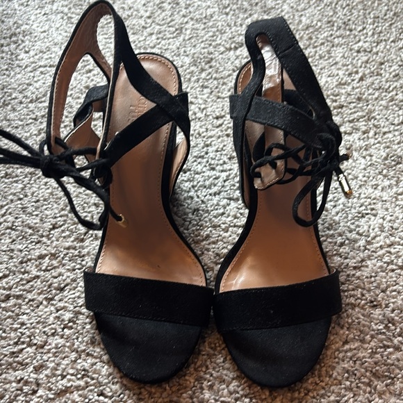 Ankle Lace-Up Heels - Picture 2 of 8